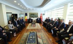 Cumhurbaşkanı Erdoğan, Romanya Cumhurbaşkanı Dan ile görüştü