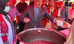 Denizli'de Muharrem ayının bereketi aşure ikramıyla paylaşıldı