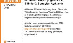 e-YÖKDİL 2026/3 sonuçları açıklandı