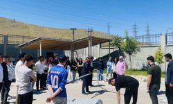 Elazığ'da öğrencilere çadır kurma ve yangın eğitimi