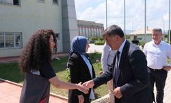 Erzincan Belediye Başkanı Bekir Aksun, çimento fabrikasını ziyaret etti