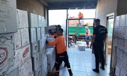 Gaziantep'te 2 ton bozuk kuru pasta imha edildi