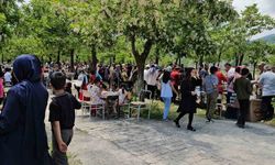 Hasköy'de Gazze yararına hayır çarşısı kuruldu
