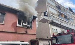 İki katlı müstakil evde çıkan yangın korkuttu