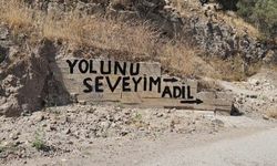 İzmir'de bozuk yol isyan ettirdi, vatandaş çileyi duvarlara yazdı