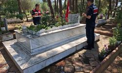 Jandarmadan şehit ailelerine vefa ziyareti