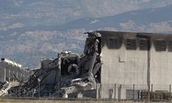 Kahramanmaraş'ta tekstil fabrikasındaki yangınının yol açtığı hasar görüntülendi
