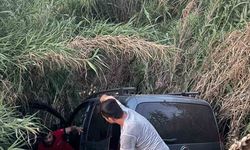 Kayıp şahsın kazada aracı ile sazlığa uçtuğu ortaya çıktı