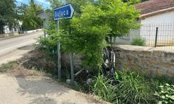 Keşan'da duvara çarpan motosikletli yaralandı