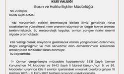 Kilis'te ormanlara girişler 31 Ekim'e kadar yasaklandı