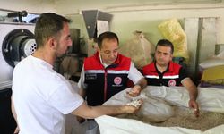 Koçaker, hububat ve bakliyat eleme tesisini ziyaret etti