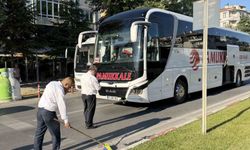 Lüleburgaz'da yaya geçidinde yavaşlayan otomobile yolcu otobüsü çarptı