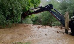 Malatya'da Kozluk Çayı taştı, yürüyüş rotaları su altında kaldı