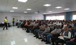 Melikgazi'den saha çalışanlarına trafik eğitimi