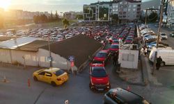 (Özel) Bursa'da A Milli Takım coşkusu sokaklara taştı, 250 araçlık konvoy kenti turladı