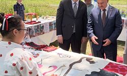 Özel eğitim öğrencilerinden göz dolduran yıl sonu sergisi