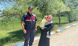Pelitözü Gölpark'ta kaybolan çocuğu jandarma buldu