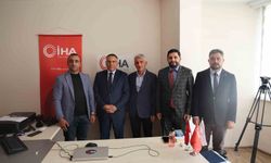 Rektör Gürel'den İHA'ya ziyaret