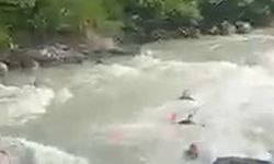 Rize'de AFAD personelinin hayatını kaybettiği kazanın görüntüsü ortaya çıktı