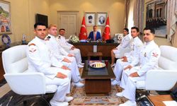 Sahil Güvenlik komutanından Vali Akbıyık'a ziyaret