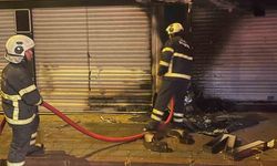Siirt'te market alevlere teslim oldu