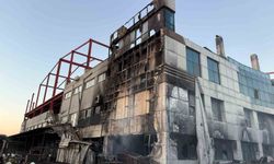 Silivri'de mobilya atölyesinde korkutan yangın