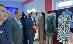 Tavşanlı'da kursiyerlerin el emeği ürünleri sergilendi