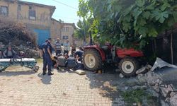 Traktörden düşen sürücü hayatını kaybetti