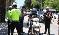 Turgutlu'da yaz aylarının gelmesiyle kask denetimleri artırıldı