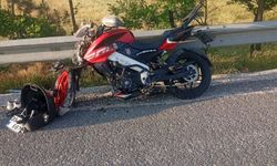 Uşak'ta motosiklet kamyona arkadan çarptı: 1 ölü