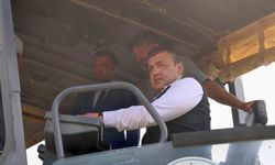 Vali Sözer araç başına geçti, köy yolarında BSK döktü