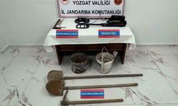 Yozgat'ta kaçak kazı yapan 7 kişi yakalandı