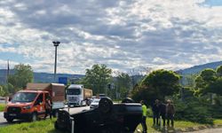 Zonguldak'ta trafik kazasında 1 kişi yaralandı