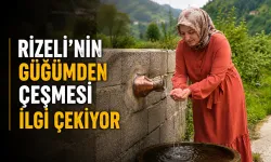Rizeli'nin güğümden çeşmesi ilgi çekiyor
