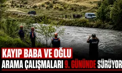 Kayıp baba ve oğlu arama çalışmaları 9. gününde sürüyor
