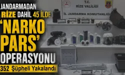 45 ilde 'Narko Pars' operasyonlarında 352 şüpheli yakalandı