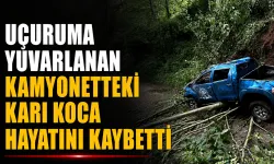 Rize'de kamyonet kazası, karı koca hayatını kaybetti