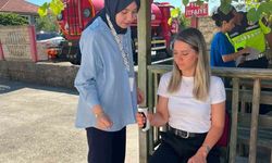 Akçakoca'da vatandaşların hareket yaşı ölçüldü