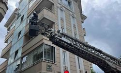 Alanya'da apartman dairesinin mutfağında çıkan yangın korkuttu