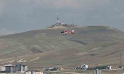 Ambulans helikopter kalp hastası için havalandı