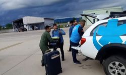 Ambulans uçakla Samsun'dan Ankara'ya 1 karaciğer ve 2 böbrek grefti ulaştırıldı