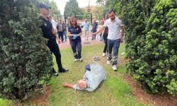 Anıtpark'taki sarhoş sağlıkçıları bezdirdi
