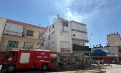 Antalya'da yangında ev sahibi ve bir itfaiye eri dumandan etkilendi