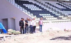 Aydın'da 6 bin kişilik Adnan Menderes Stadyumu'nun yapımı sürüyor