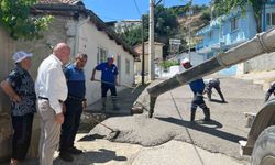 Başkan Kumral mahallerde yürütülen çalışmaları yerinde inceledi