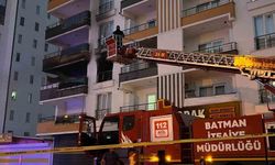 Batman'da apartman dairesinde yangın