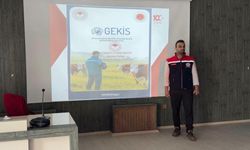 Bayburt'ta veteriner hekimlere GEKİS sistemi anlatıldı