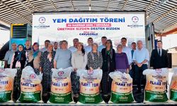 Beyağaçlı 374 üreticiye yem desteği sağlandı