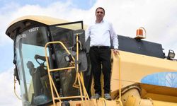 Beylikova Belediyesi hububat hasadına başladı