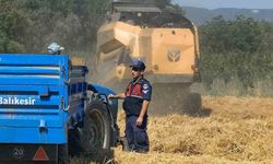 Biçerdöverler jandarma denetiminden geçti